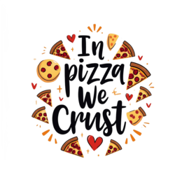 pizza quote SVG PNG design with bold lettering