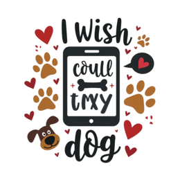 dog love SVG PNG design with bold lettering