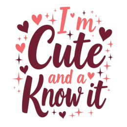 cute confidence SVG PNG design with bold lettering