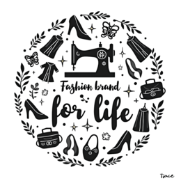 fashion sewing SVG PNG design with bold lettering