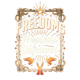 freedom typography SVG PNG design with bold lettering