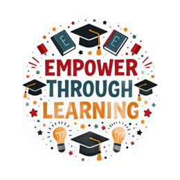 empower learning graphics SVG PNG design with bold lettering, an uplifting message
