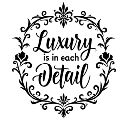 luxury detail floral SVG PNG design with black and white floral elements