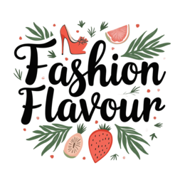 fashion flavor SVG PNG design with bold lettering, red and green floral elements