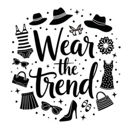 fashion trend accessories SVG PNG design with bold lettering