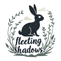 rabbit shadows SVG PNG design with bold lettering