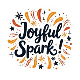 joyful spark SVG PNG design with hand-drawn style, bold lettering