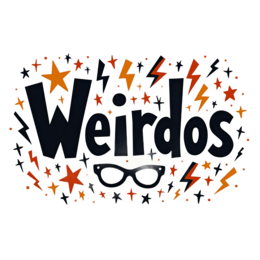 weirdos shirt SVG PNG design with bold lettering
