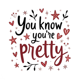 quotes pretty SVG PNG design with hand-drawn style, an uplifting message