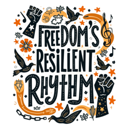 quotes resilience floral SVG PNG design with hand-drawn style, bold lettering, floral elements