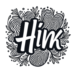 handlettering floral SVG PNG design with hand-drawn style, bold lettering, black and white floral elements