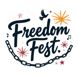 festival freedom SVG PNG design with bold lettering