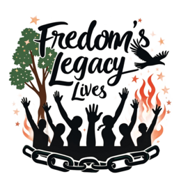 freedom legacy SVG PNG design with bold lettering, an uplifting message