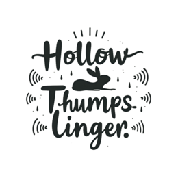 hollow thumpslinger SVG PNG design with bold lettering