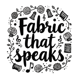 fabric flowers SVG PNG design with hand-drawn style, bold lettering, black and white floral elements