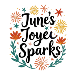 june sparkles flowers SVG PNG design with hand-drawn style, floral elements