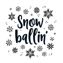 snowball snowflakes SVG PNG design