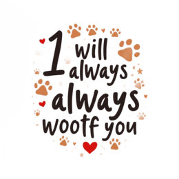 quotes woof shirt SVG PNG design with bold lettering