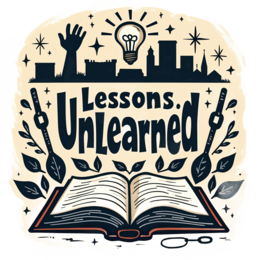 lessons learning SVG PNG design with hand-drawn style, bold lettering, floral elements