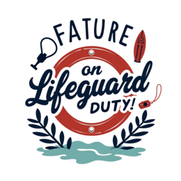 lifeguard duty shirt SVG PNG design with bold lettering
