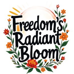 floral sunset SVG PNG design with hand-drawn style, bold lettering, green floral elements