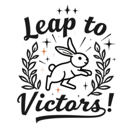 leap bunny shirt SVG PNG design with bold lettering, black and white floral elements