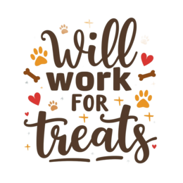 quotes treats SVG PNG design with bold lettering