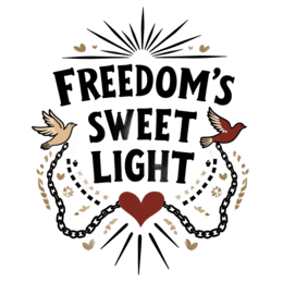 freedom birds light shirt SVG PNG design with bold lettering, an uplifting message