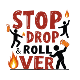safety fire prevention SVG PNG design with bold lettering
