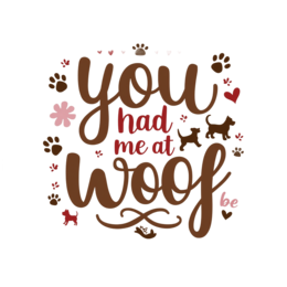quotes dogs heart SVG PNG design with bold lettering