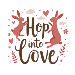hop love SVG PNG design with bold lettering, pink floral elements