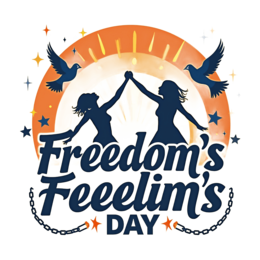 freedom dance SVG PNG design with bold lettering, an uplifting message