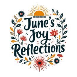 june reflections flowers SVG PNG design with hand-drawn style, floral elements