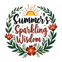 quote wisdom SVG PNG design with hand-drawn style, red and green floral elements