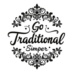 go traditional simper SVG PNG design with bold lettering