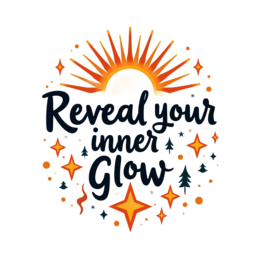 inner glow SVG PNG design with bold lettering, an uplifting message