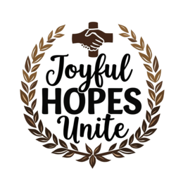 quotes handshake logo wreath SVG PNG design with bold lettering, black floral elements, an uplifting message