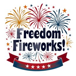fireworks festival SVG PNG design with bold lettering