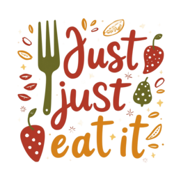quotes just eat it SVG PNG design with bold lettering