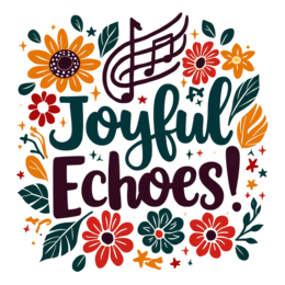flower music SVG PNG design with hand-drawn style, bold lettering, orange and red floral elements