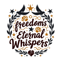 freedom whispers SVG PNG design with bold lettering
