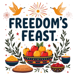 freedom feast SVG PNG design with clean design elements