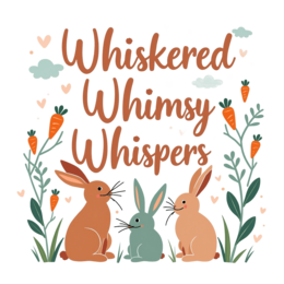 whiskered whimsy whispers SVG PNG design with bold lettering