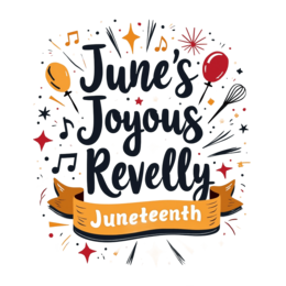 juneteenth joyous revelry SVG PNG design with hand-drawn style
