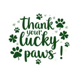 lucky paws graphics SVG PNG design