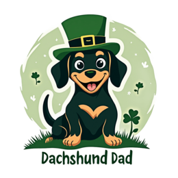 dog stpatricks SVG PNG design with black and green floral elements
