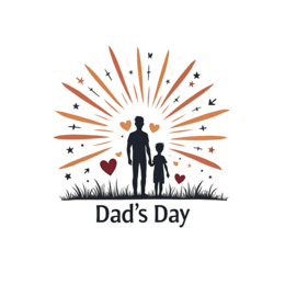 dads day silhouette SVG PNG design with bold lettering