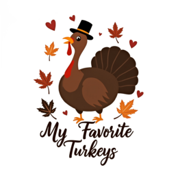 turkey leaves shirt SVG PNG design with black and orange floral elements
