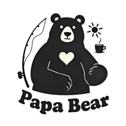 fishing bear shirt SVG PNG design