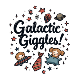 galactic giggles fun SVG PNG design with bold lettering